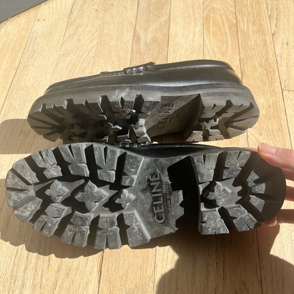 Celine Black Margaret Loafers - Picture 2 of 4